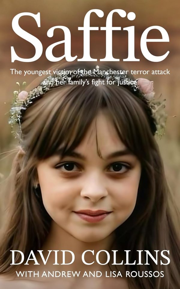 Book cover featuring Saffie, the youngest victim of the Manchester terror attack.