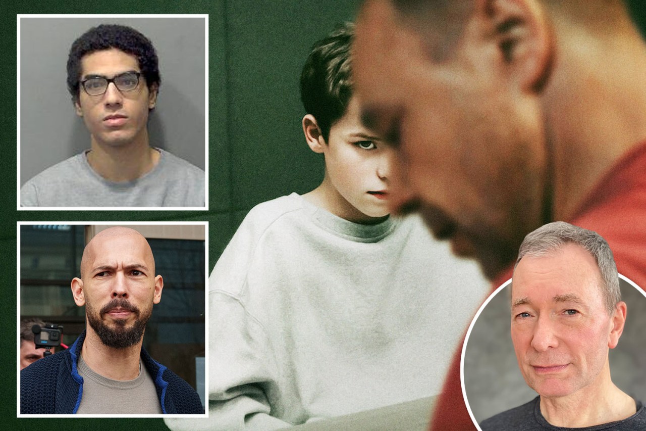 Collage of mugshots and images related to a child abuse case.