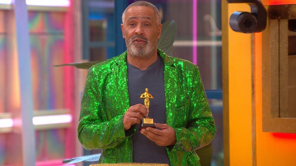 Editorial use only Mandatory Credit: Photo by REX/Shutterstock for Big Brother (15254807c) Daley Thompson 'Celebrity Big Brother' TV Show, Series 2, Episode 8, London, UK - 15 Apr 2025
