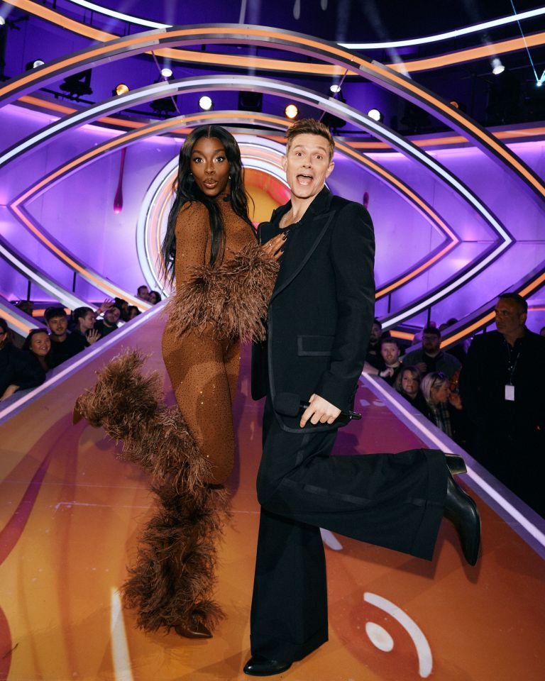 AJ Odudu and Will Best at the Celebrity Big Brother launch.