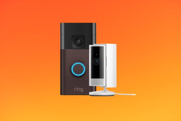 Ring video doorbell and indoor cam security bundle.