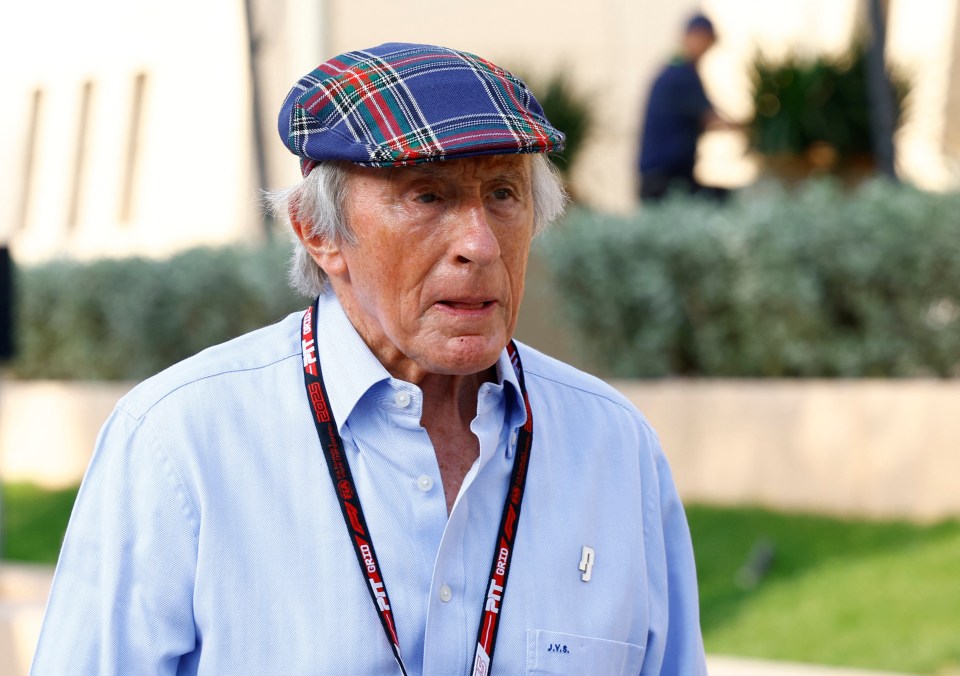 Jackie Stewart at the Bahrain International Circuit.