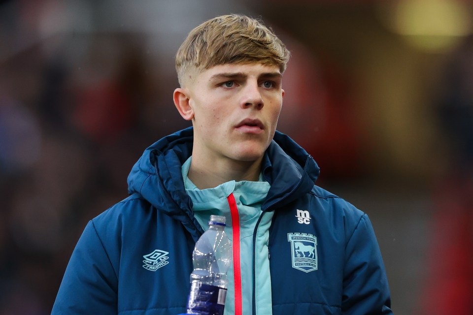 Brandon Williams of Ipswich Town F.C. at a soccer match.