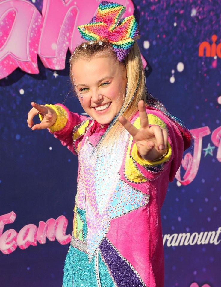 JoJo Siwa at a drive-in screening for the Paramount+ movie "The J Team."