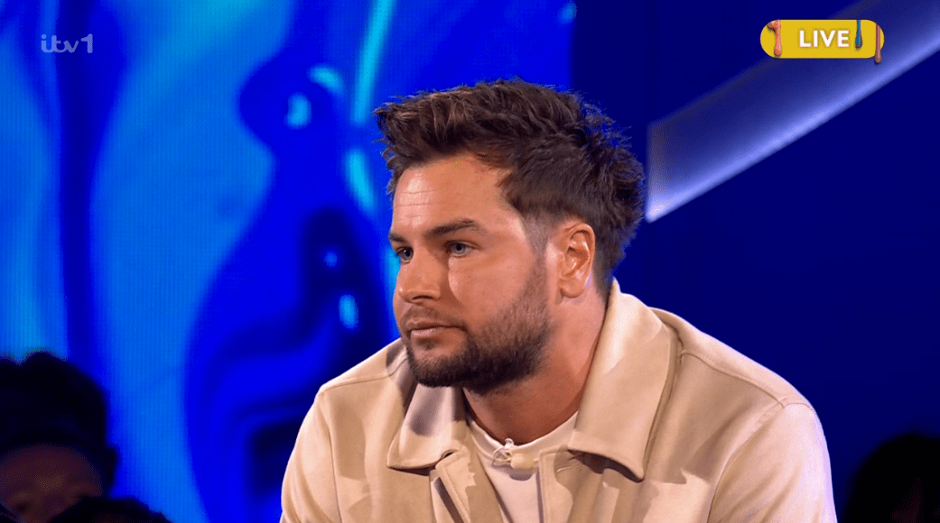 Chris Hughes on a live television show.