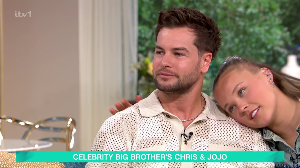 Chris Hughes and JoJo Siwa on This Morning.