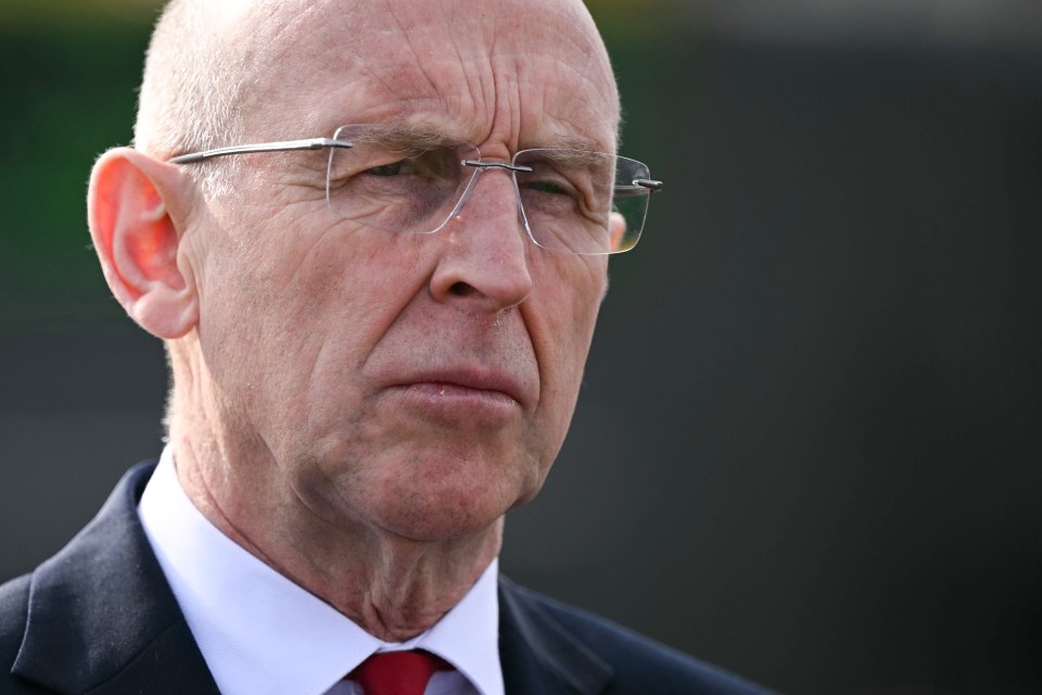 Headshot of John Healey, UK Defence Secretary.