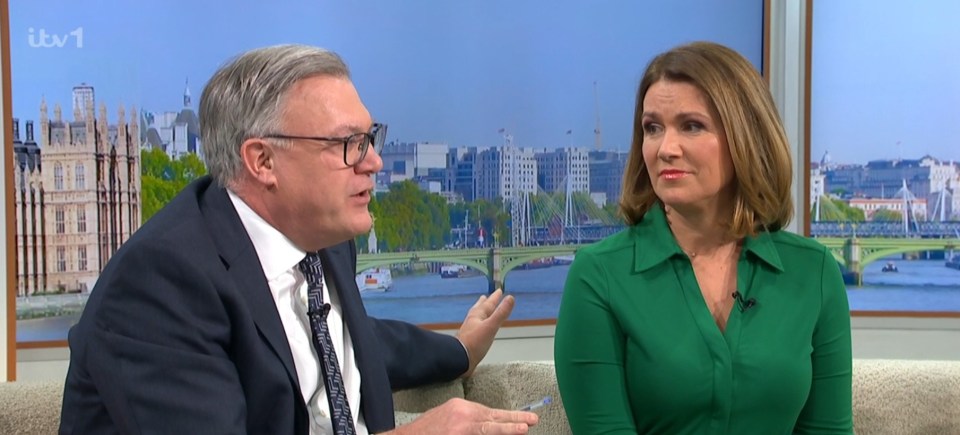 Susanna Reid on GMB announcing a break from the show.