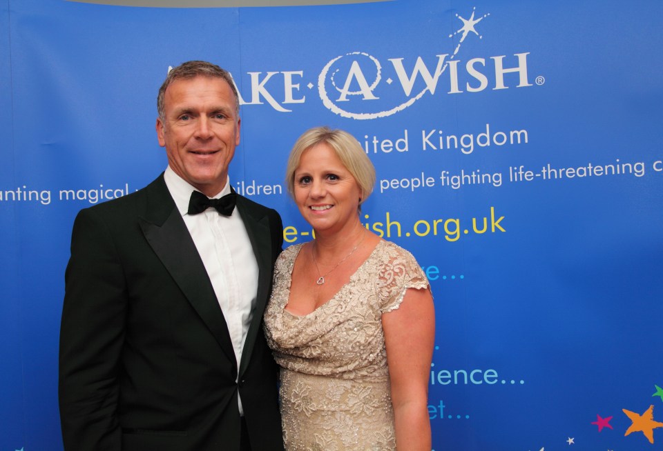 Alec and Lynn Stewart at the Make-A-Wish Foundation Winter Ball.