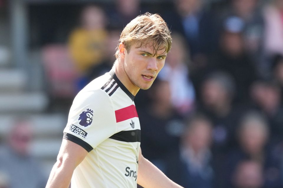 Rasmus Hojlund of Manchester United.