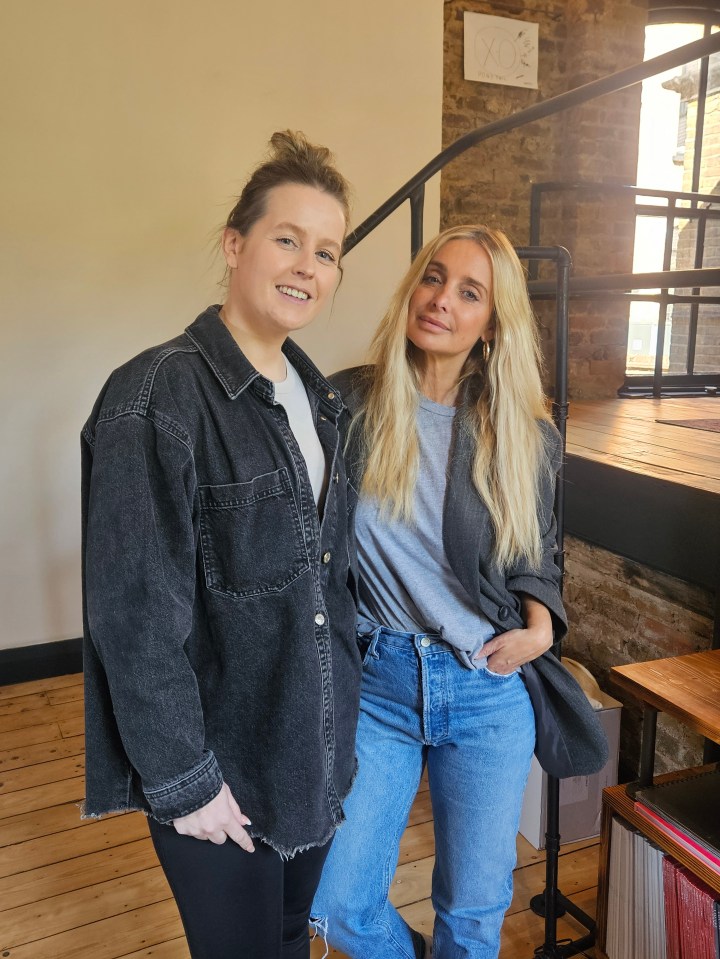 Ellie Henman and Louise Redknapp.