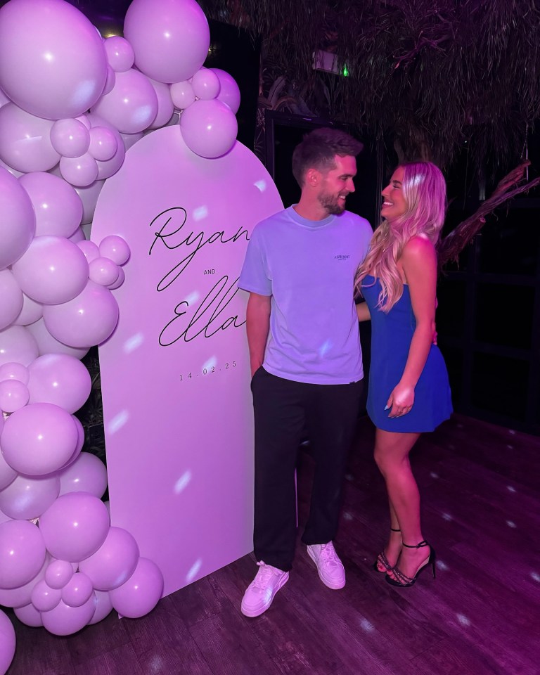 Ryan and Ella's engagement party.