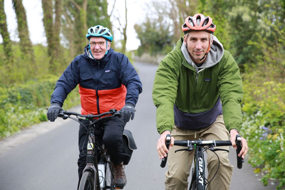 Two men cycling in Snowdonia National Park.