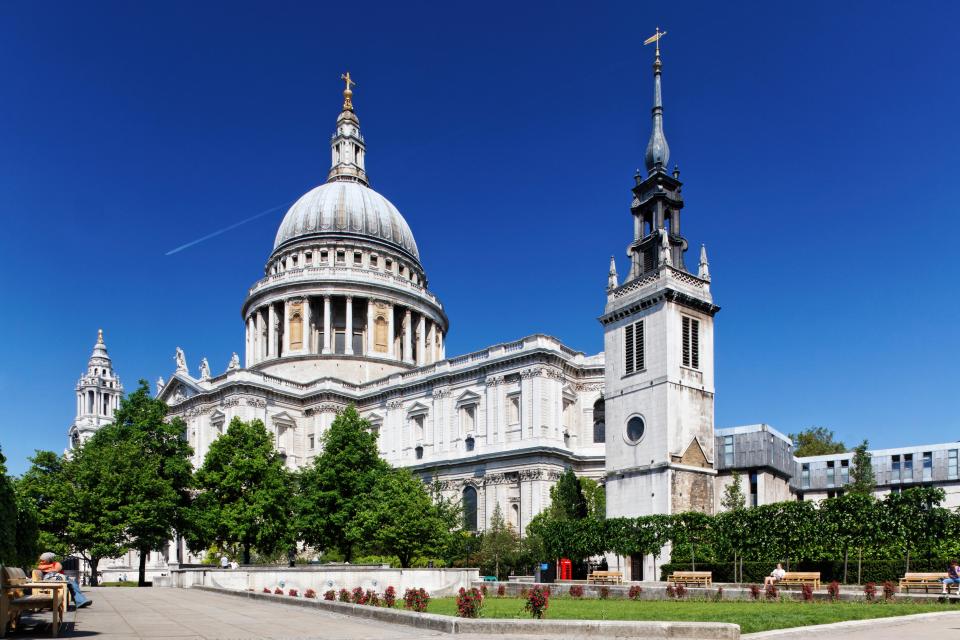 St. Paul's Cathedral in London, England.