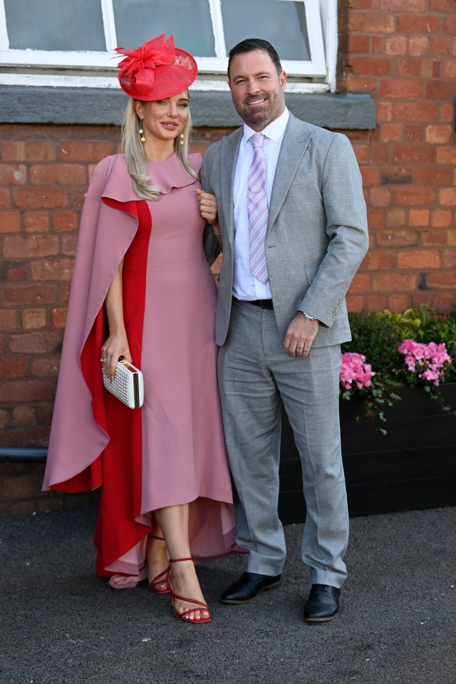 Helen Flanagan and Robbie Talbott at the Aintree Grand National.