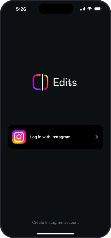Illustration of a phone screen showing an app login screen.