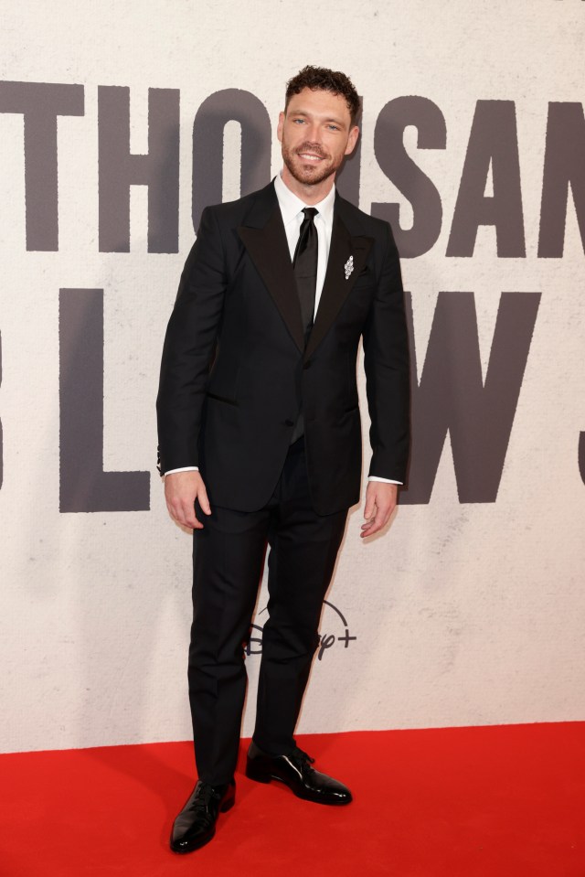 James Nelson-Joyce at the premiere of A Thousand Blows.