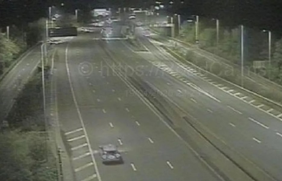 M60 motorway closed in both directions due to a police incident.