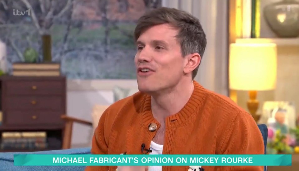 Michael Fabricant discussing Mickey Rourke.