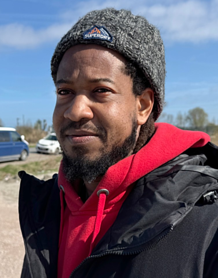 Portrait of Abdul Rahman, a 29-year-old migrant from Tanzania.