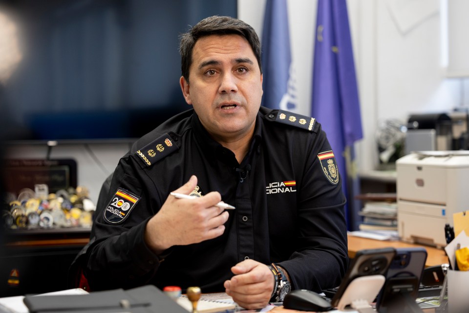A Spanish National Police officer speaking.