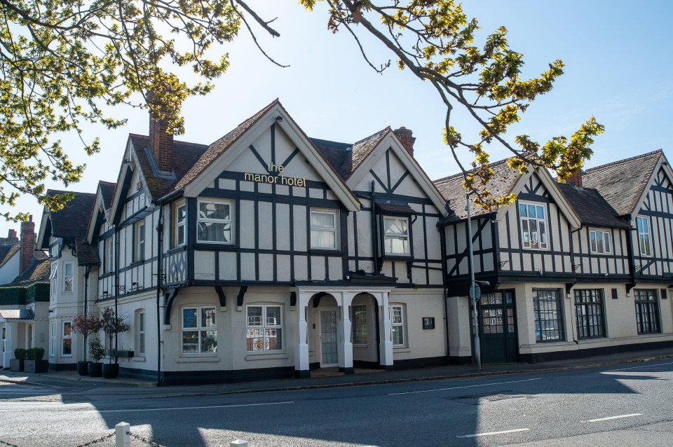 The Manor Hotel in Datchet, UK, housing migrants.