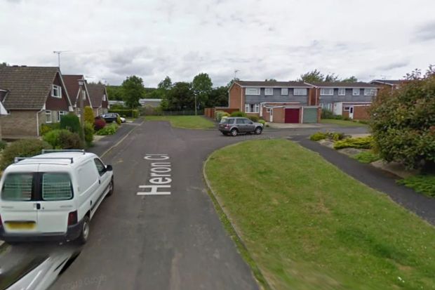 An image collage containing 1 images, Image 1 shows Street view of Heron Close in Alton, Hampshire