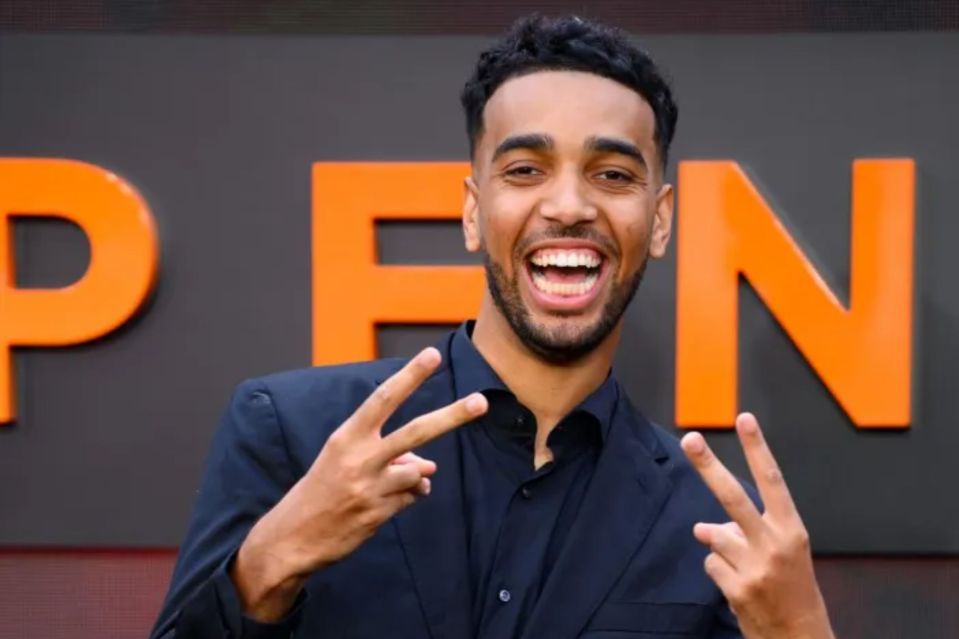 An image collage containing 1 images, Image 1 shows Niko Omilana at the Oppenheimer UK premiere