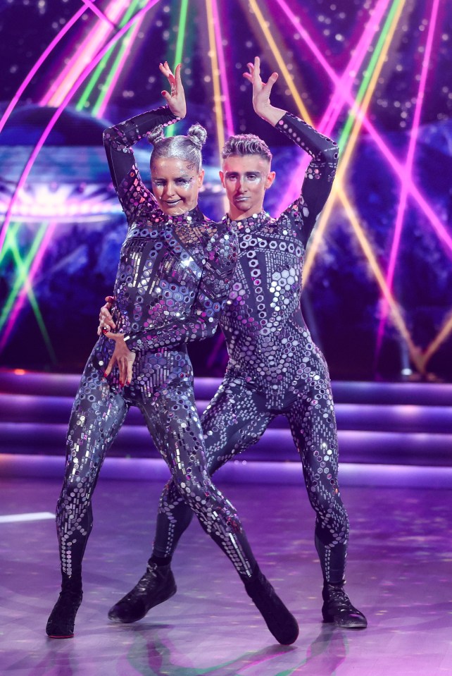 Jack Woolley and Alex Vladimirov dancing on Dancing with the Stars.