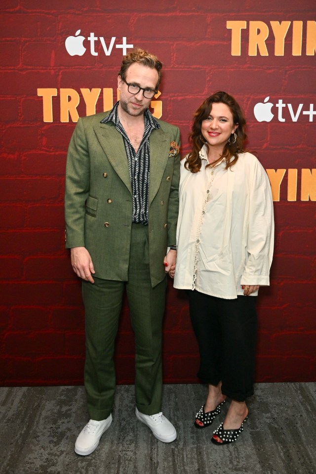Rafe Spall and Esther Smith at the Apple TV+ "Trying" Season 4 premiere.