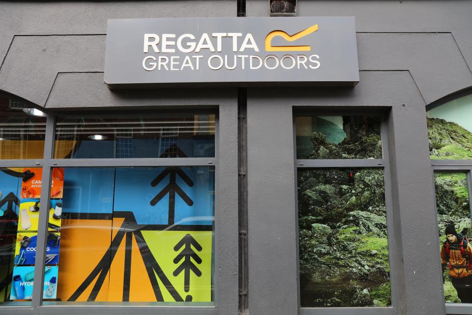 Regatta Great Outdoors storefront in Limerick, Ireland.