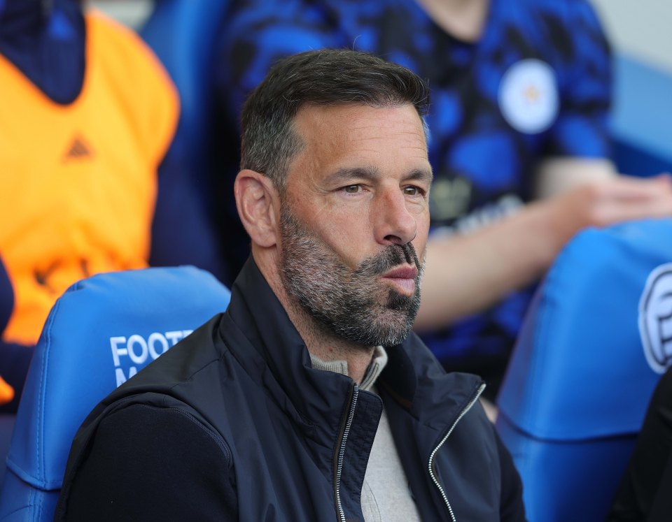 Ruud van Nistelrooy, manager of Leicester City.