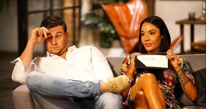 Charlotte Crosby and Ryan Gallagher on I'm A Celebrity.