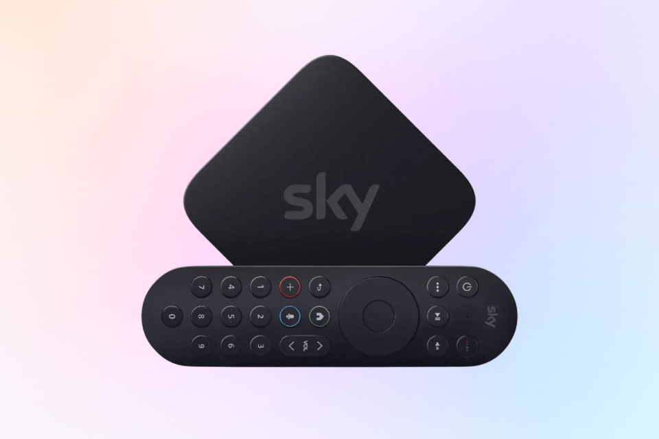Sky Stream box and remote.