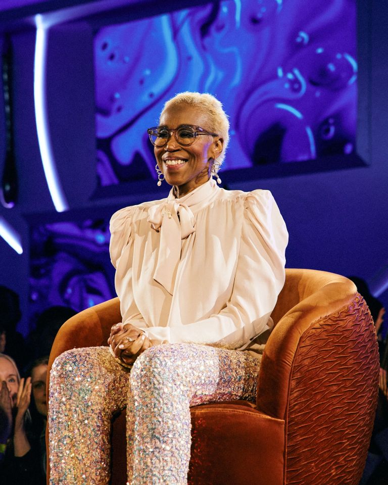 Trisha Goddard on Celebrity Big Brother.