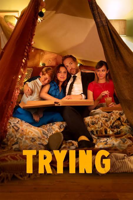 Promotional image for the TV series "Trying".