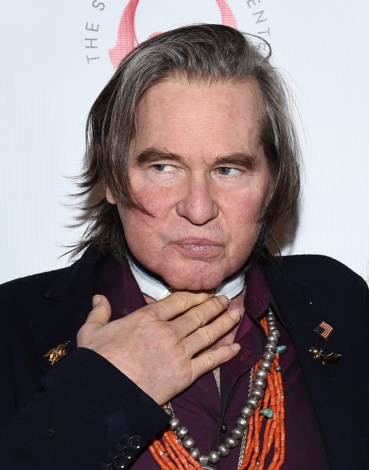 Val Kilmer attending a live reading of Shakespeare's "The Merchant of Venice".