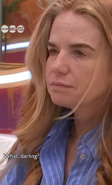 Woman with blond hair discussing period pain relief.