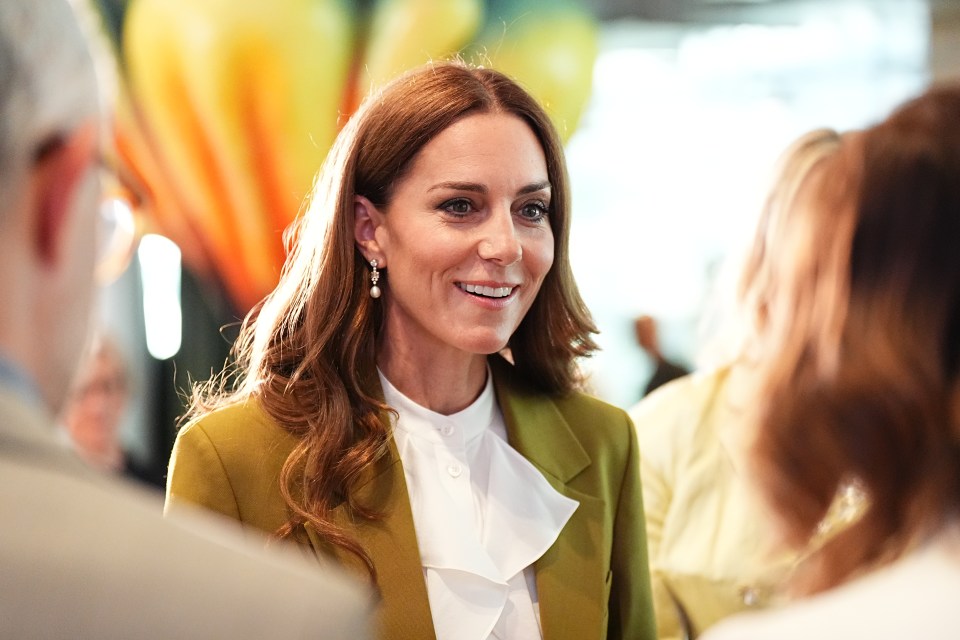 The Princess of Wales presenting the Queen Elizabeth II Award for British Design.