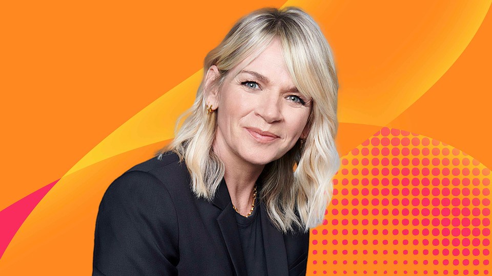 Zoe Ball announcing her resignation from BBC Radio 2's breakfast show.
