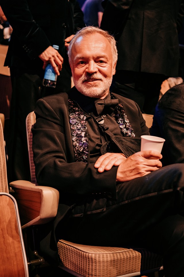 Graham Norton at the 2025 BAFTA Television Awards.
