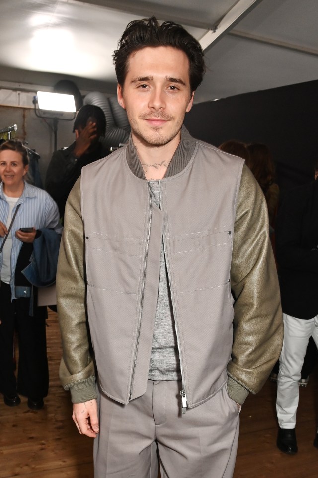 Brooklyn Beckham at the Dior Homme fashion show.