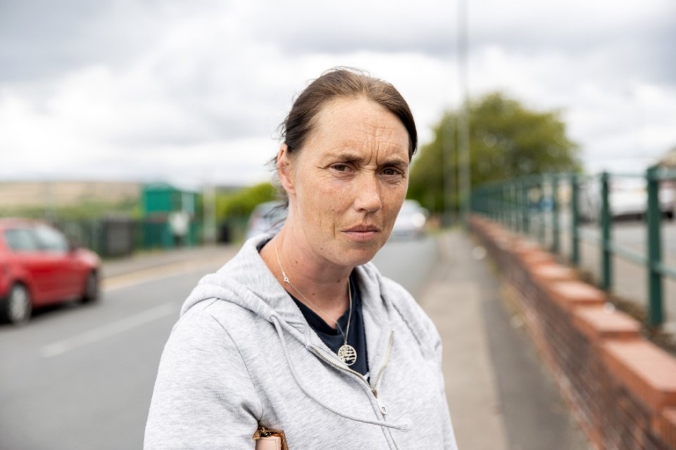 12.05.25 - Picture shows Kirsty Cavender in Rhymney, Blaenau Gwent, South Wales. One in 30 people in Rhymney are claiming benefits for anxiety  a higher proportion than anywhere else in Britain.
