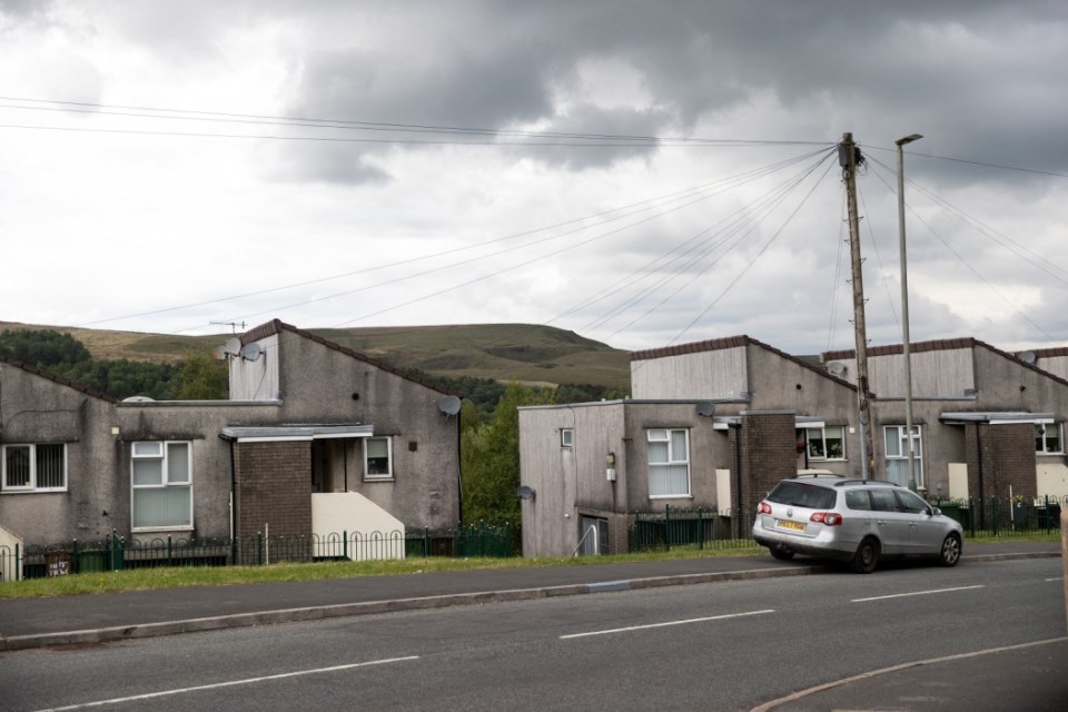 12.05.25 - Picture shows Rhymney, in Blaenau Gwent, South Wales. One in 30 people in Rhymney are claiming benefits for anxiety  a higher proportion than anywhere else in Britain.