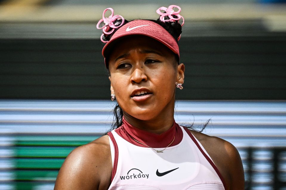 Naomi Osaka at the French Open.