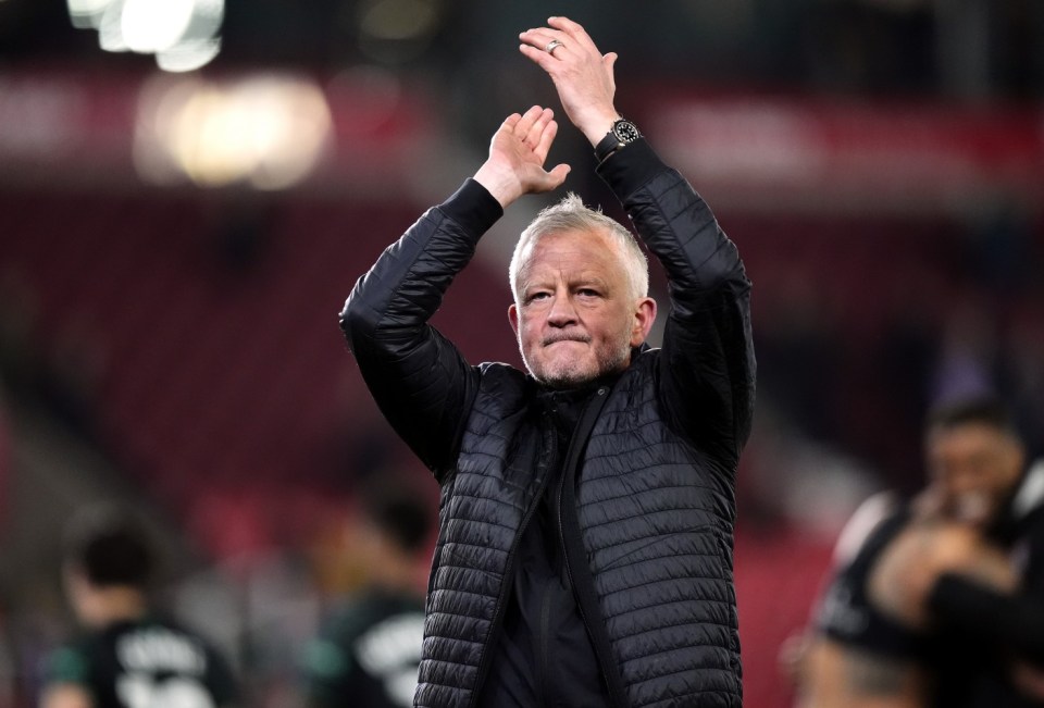 File photo dated 25-04-2025 of Sheffield United boss Chris Wilder who says former player George Baldock is "with us all the way" after his side booked their place in the Championship play-off final. Issue date: Tuesday May 13, 2025. PA Photo. See PA story SOCCER Sheff Utd. Photo credit should read Nick Potts/PA Wire.