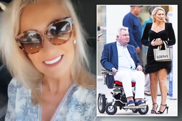 Collage of a woman in sunglasses, a man in a wheelchair, and a woman in a black dress.