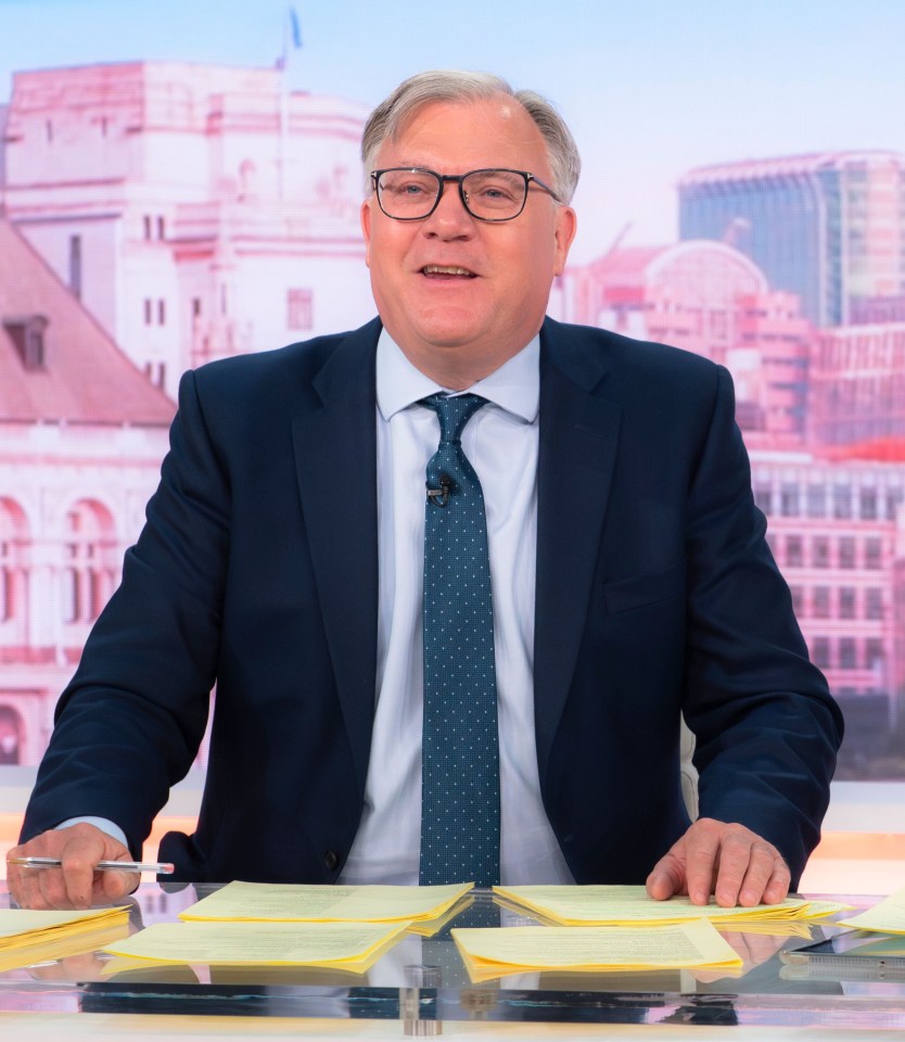 Ed Balls and Susanna Reid on the Good Morning Britain TV show.