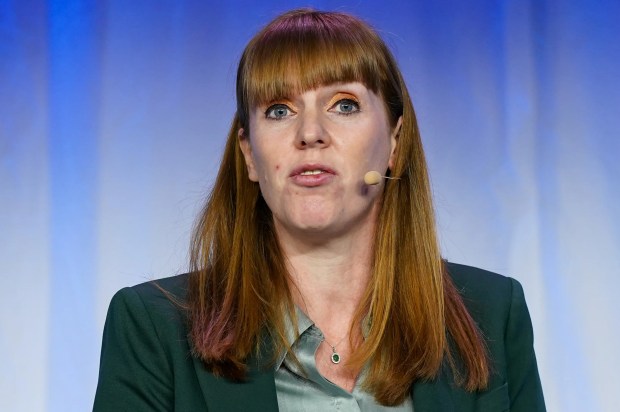 Angela Rayner, Deputy Prime Minister and Secretary of State for Housing, Communities and Local Government, speaking at a conference.