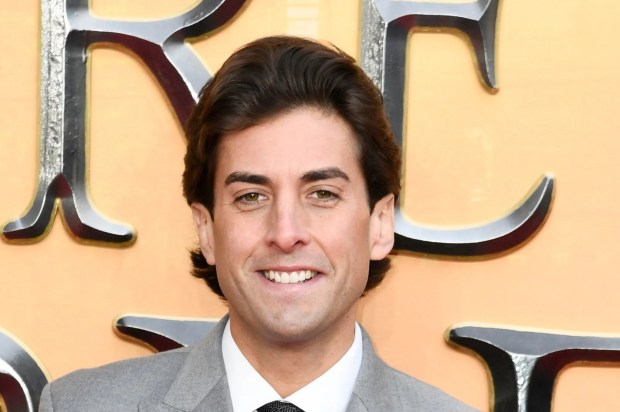 James Argent at the Fantastic Beasts premiere.